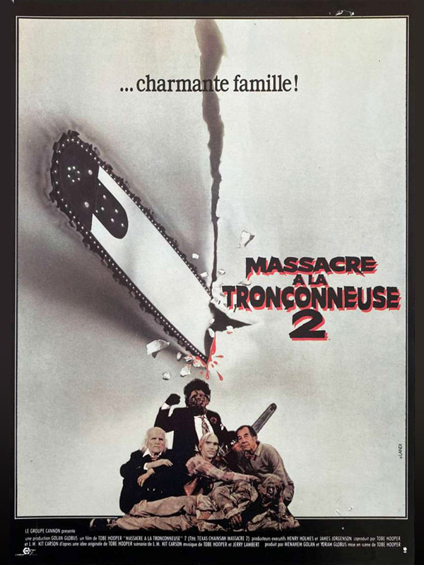 affiche du film Massacre à la tronçonneuse 2