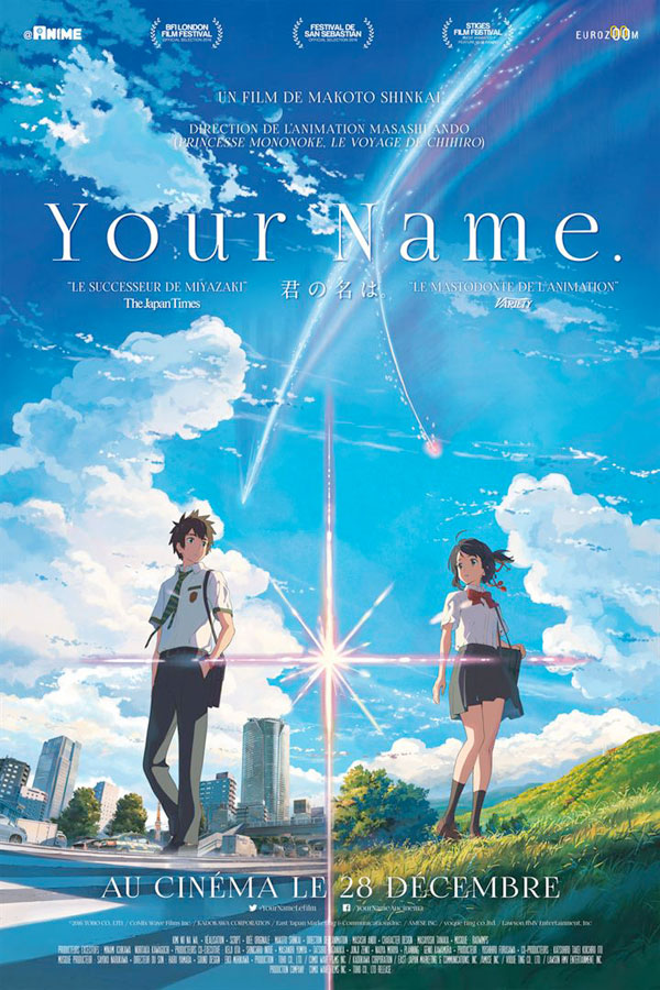 affiche du film Your name