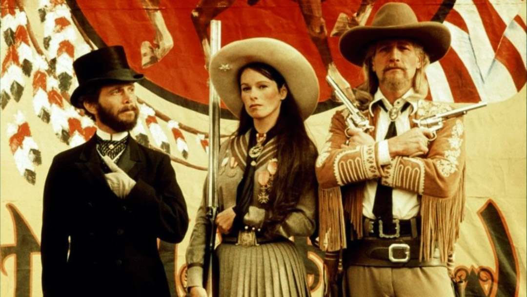 Paul Newman, Geraldine Chaplin, Joel Grey dans Buffalo Bill et les Indiens