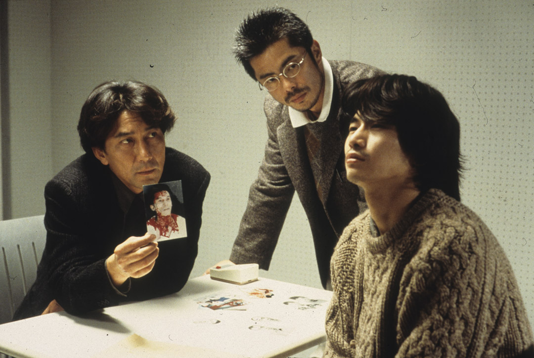 Masato Hagiwara, Kôji Yakusho, Tsuyoshi Ujiki dans Cure