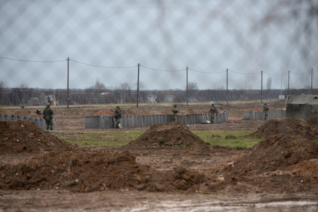 dans Evros paysage opaque