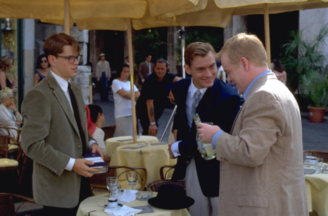 Jude Law, Matt Damon, Philip Seymour Hoffman dans Le talentueux Mr. Ripley