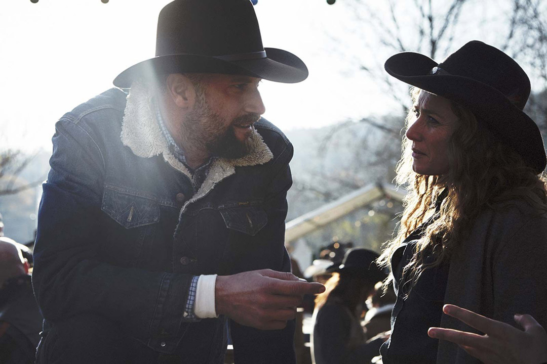 François Damiens, Agathe Dronne dans Les Cowboys