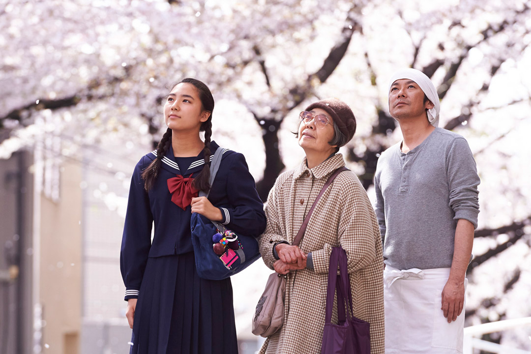 Masatoshi Nagase, Kyara Uchida, Kiki Kirin dans Les Délices de Tokyo