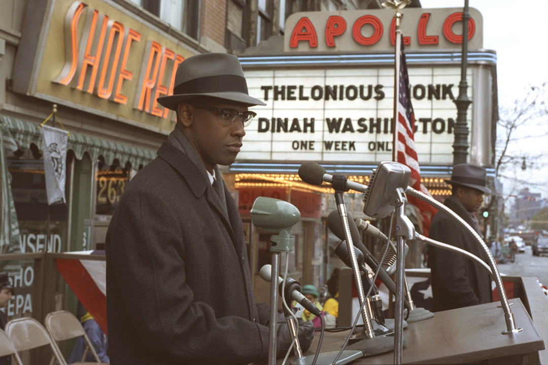 Denzel Washington dans Malcolm X