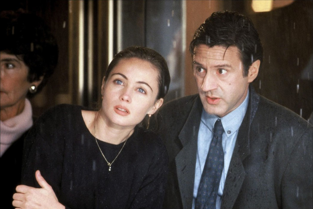 Emmanuelle Béart, Daniel Auteuil dans Un coeur en hiver